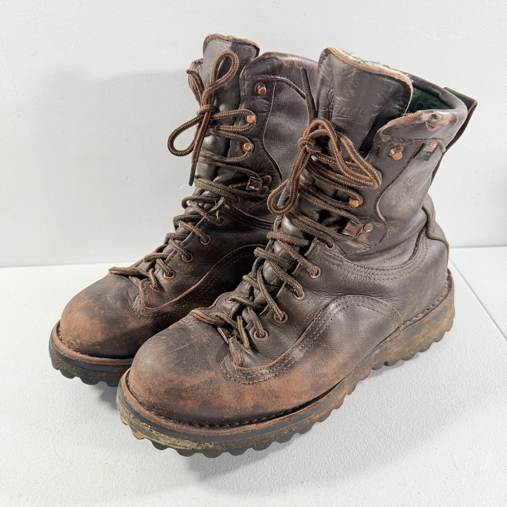 Danner Santiam 400g GTX Insulated Brown Leather 8" Boots Size 10 Made in USA